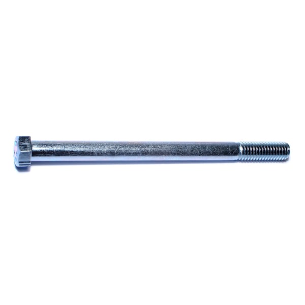 Midwest Fastener Grade 2, 7/16"-14 Hex Head Cap Screw, Zinc Plated Steel, 6 in L, 25 PK 00093 - main